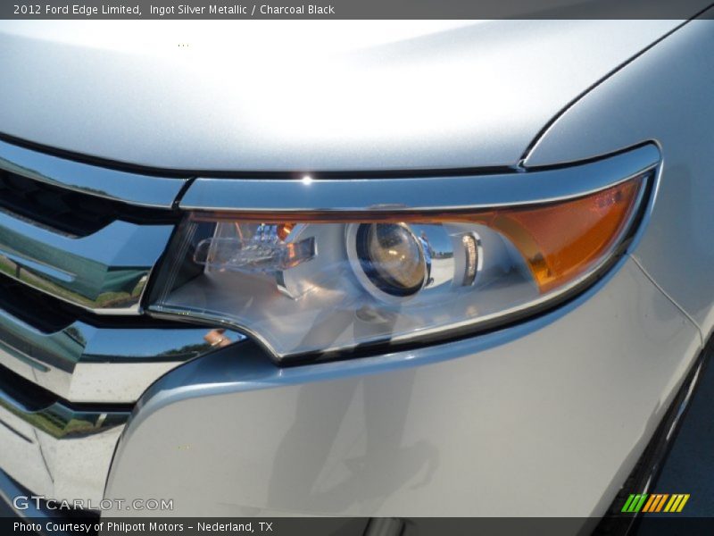Ingot Silver Metallic / Charcoal Black 2012 Ford Edge Limited