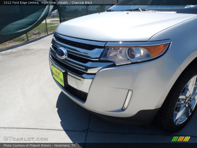 Ingot Silver Metallic / Charcoal Black 2012 Ford Edge Limited