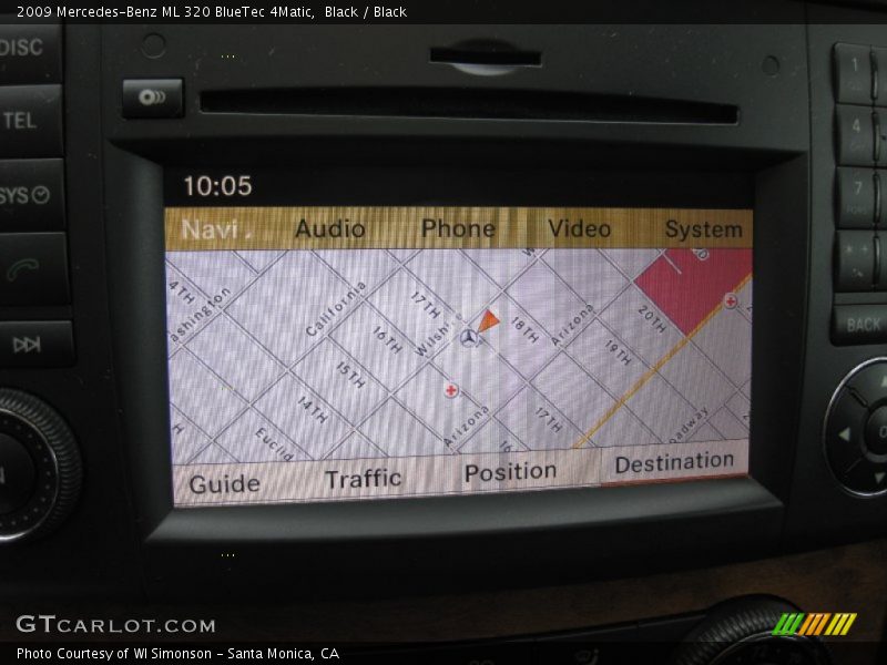 Black / Black 2009 Mercedes-Benz ML 320 BlueTec 4Matic