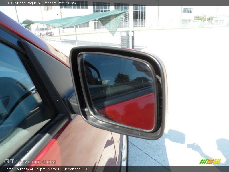 Venom Red / Gray 2010 Nissan Rogue SL