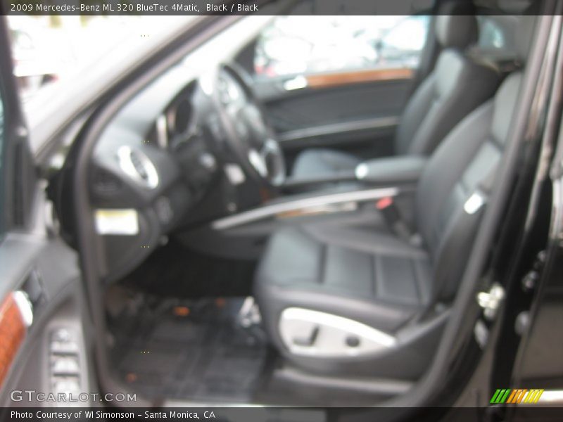 Black / Black 2009 Mercedes-Benz ML 320 BlueTec 4Matic