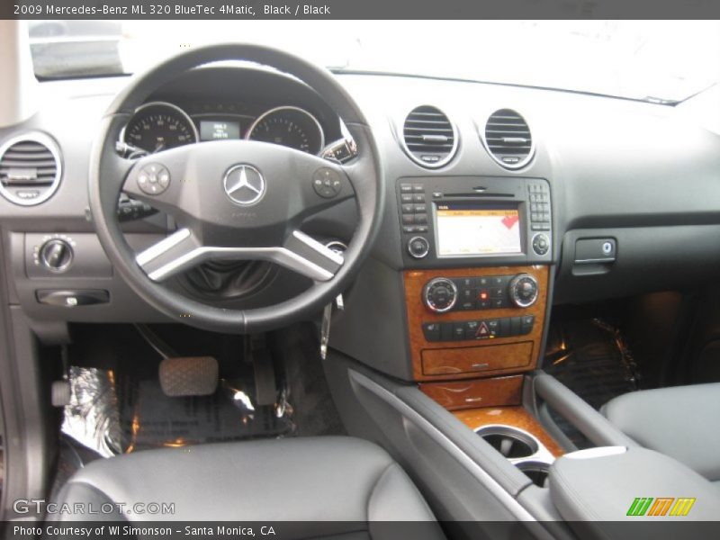 Black / Black 2009 Mercedes-Benz ML 320 BlueTec 4Matic