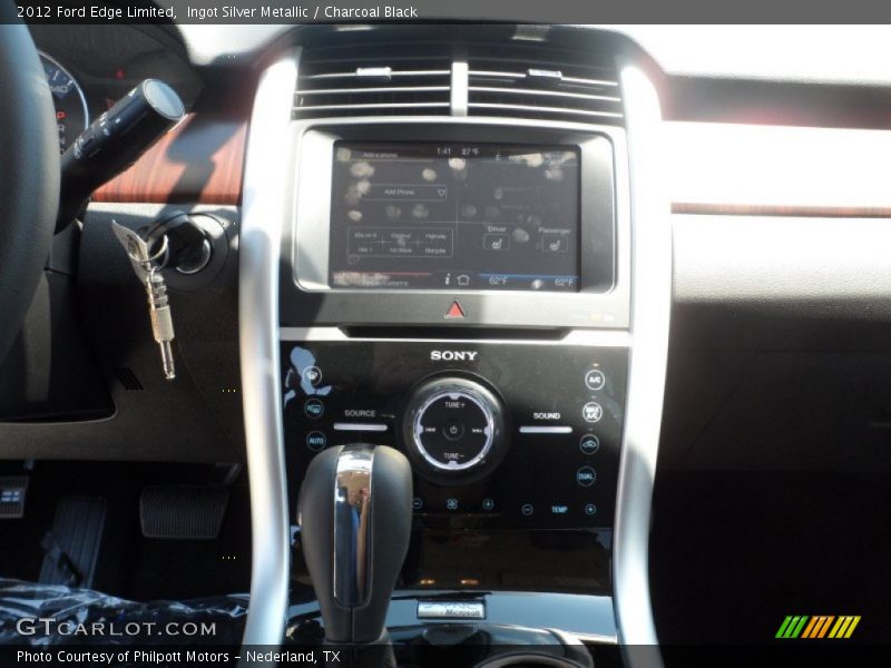 Ingot Silver Metallic / Charcoal Black 2012 Ford Edge Limited