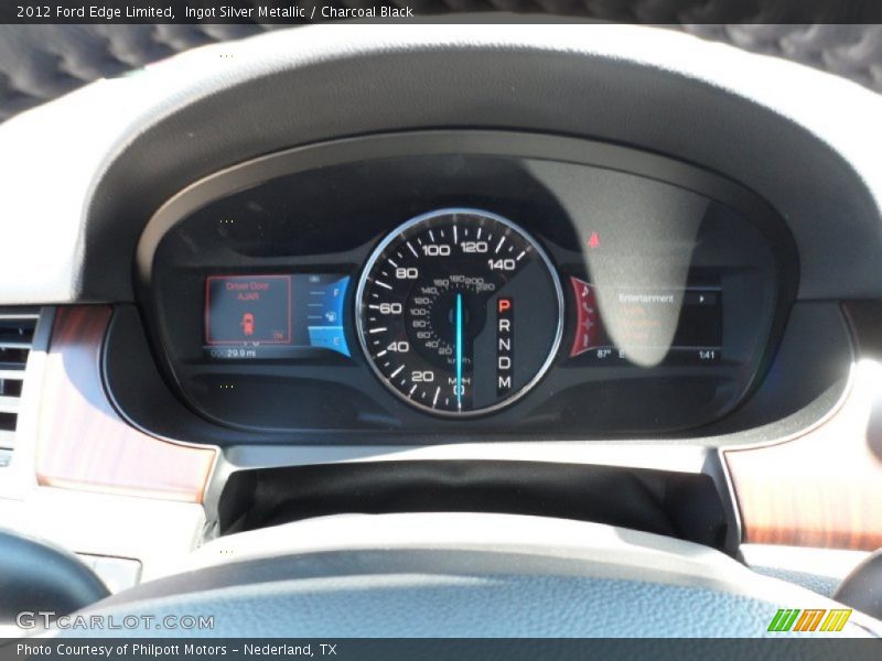 Ingot Silver Metallic / Charcoal Black 2012 Ford Edge Limited