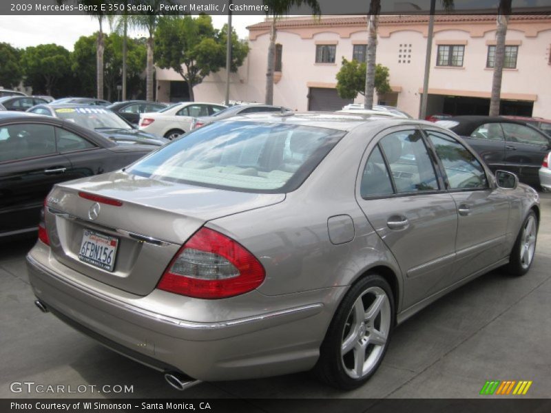 Pewter Metallic / Cashmere 2009 Mercedes-Benz E 350 Sedan