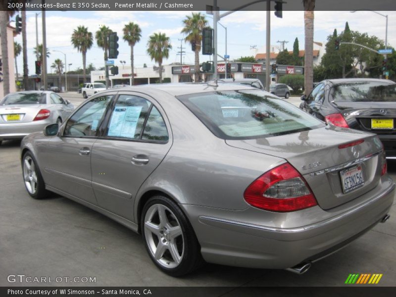 Pewter Metallic / Cashmere 2009 Mercedes-Benz E 350 Sedan
