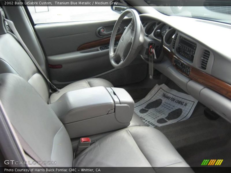 Titanium Blue Metallic / Medium Gray 2002 Buick LeSabre Custom