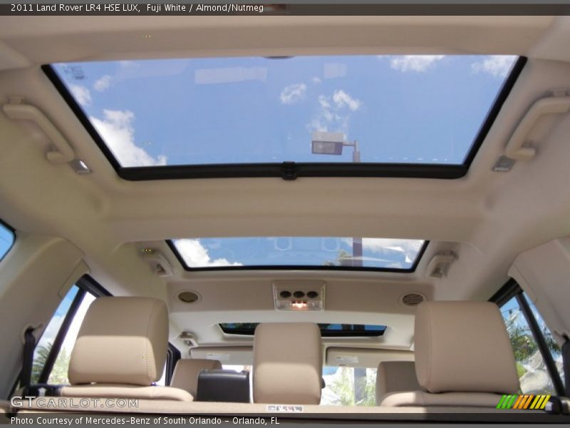 Sunroof of 2011 LR4 HSE LUX