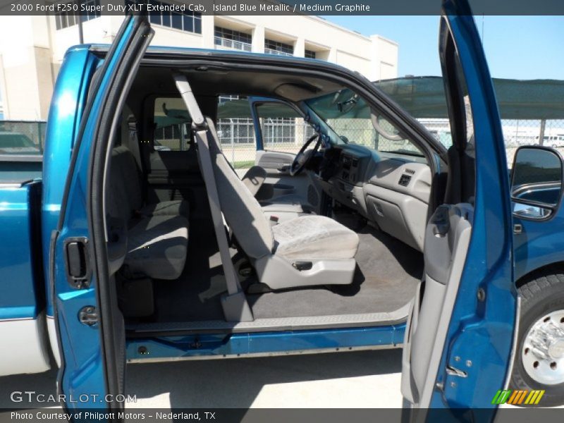  2000 F250 Super Duty XLT Extended Cab Medium Graphite Interior