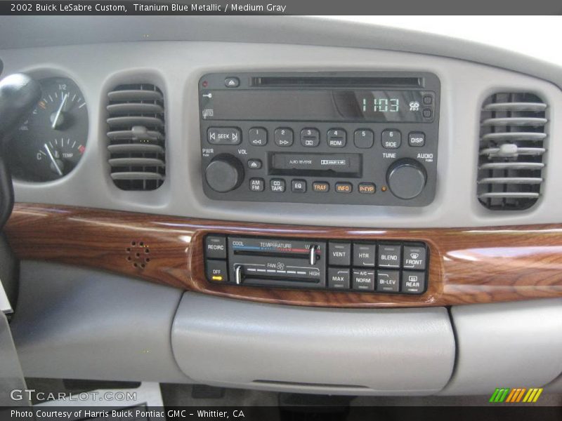 Titanium Blue Metallic / Medium Gray 2002 Buick LeSabre Custom