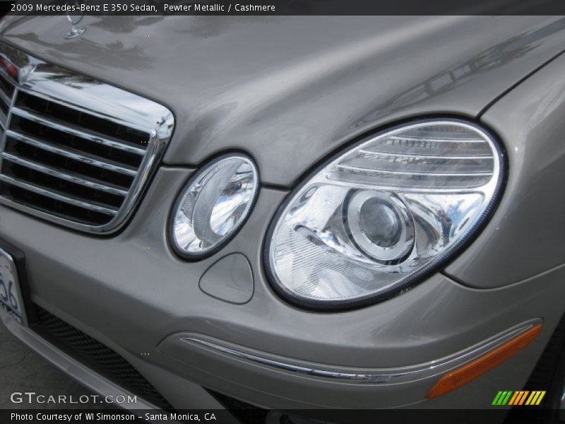 Pewter Metallic / Cashmere 2009 Mercedes-Benz E 350 Sedan