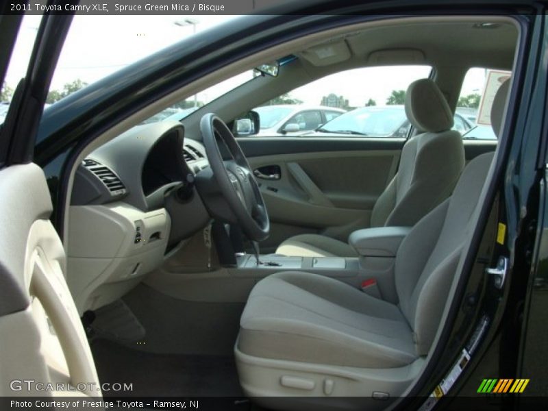 Spruce Green Mica / Bisque 2011 Toyota Camry XLE