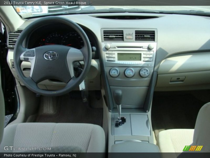 Spruce Green Mica / Bisque 2011 Toyota Camry XLE