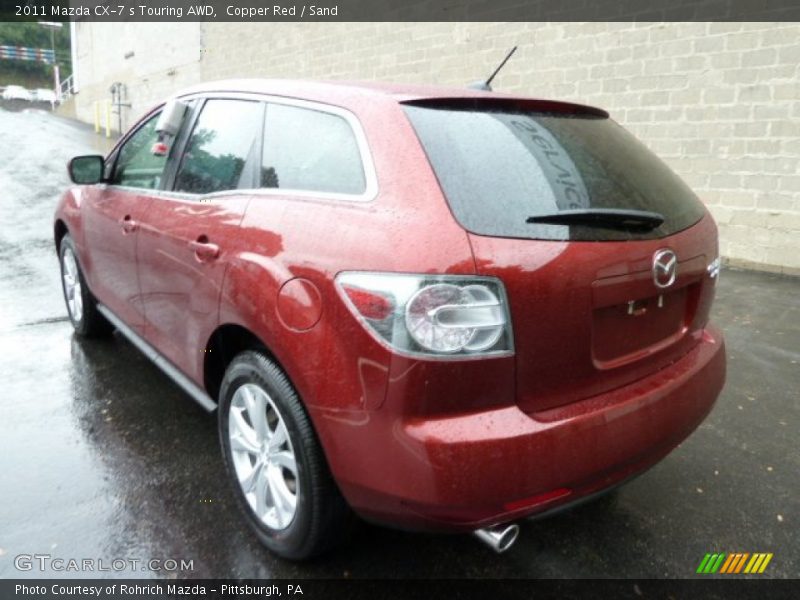 Copper Red / Sand 2011 Mazda CX-7 s Touring AWD