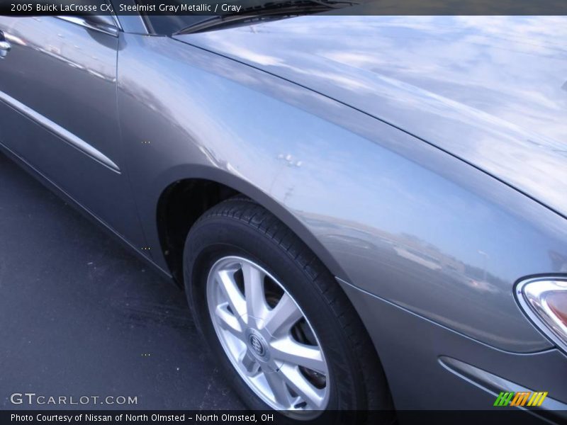 Steelmist Gray Metallic / Gray 2005 Buick LaCrosse CX