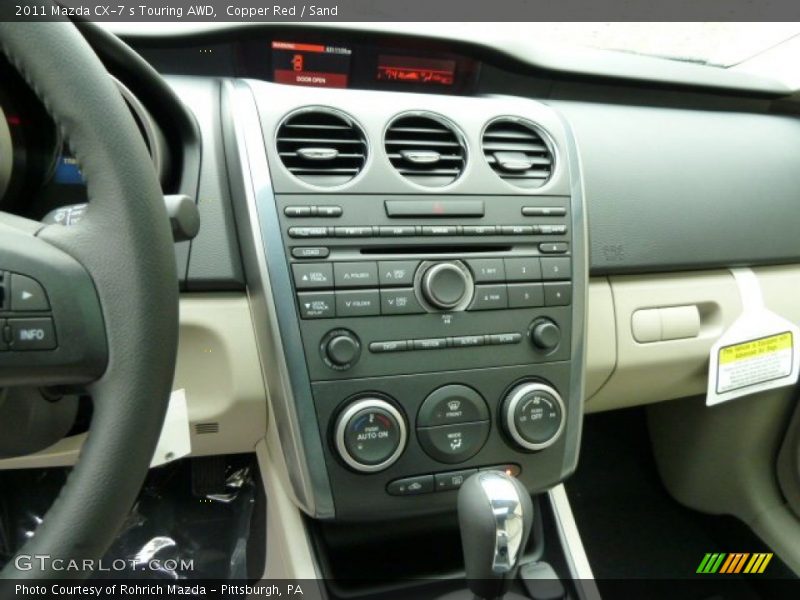 Controls of 2011 CX-7 s Touring AWD