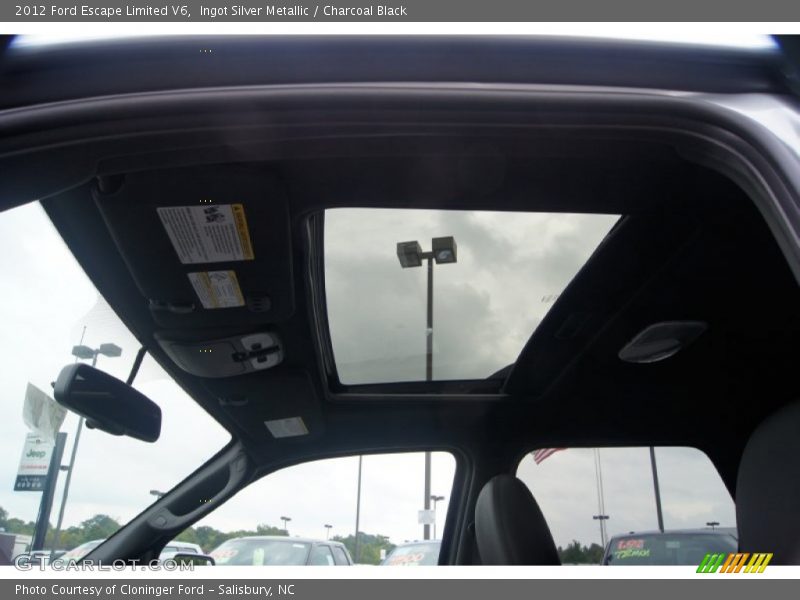 Ingot Silver Metallic / Charcoal Black 2012 Ford Escape Limited V6