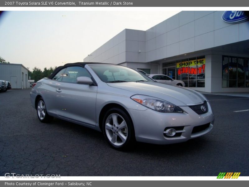 Titanium Metallic / Dark Stone 2007 Toyota Solara SLE V6 Convertible