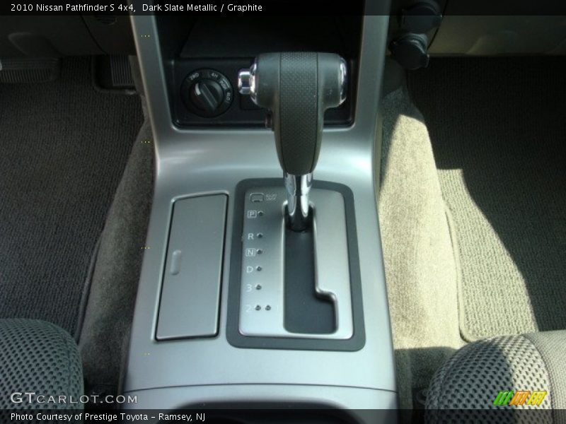  2010 Pathfinder S 4x4 5 Speed Automatic Shifter