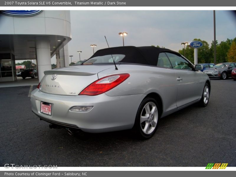 Titanium Metallic / Dark Stone 2007 Toyota Solara SLE V6 Convertible