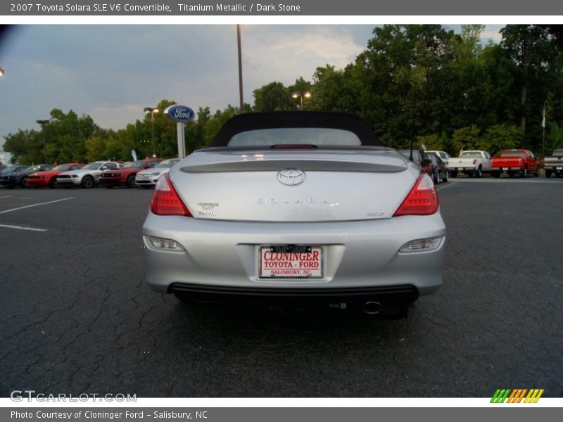 Titanium Metallic / Dark Stone 2007 Toyota Solara SLE V6 Convertible