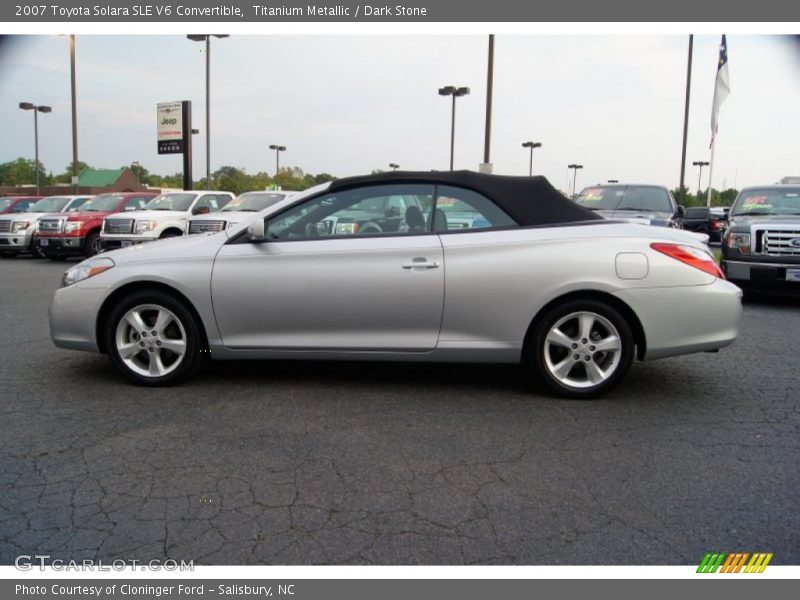 Titanium Metallic / Dark Stone 2007 Toyota Solara SLE V6 Convertible