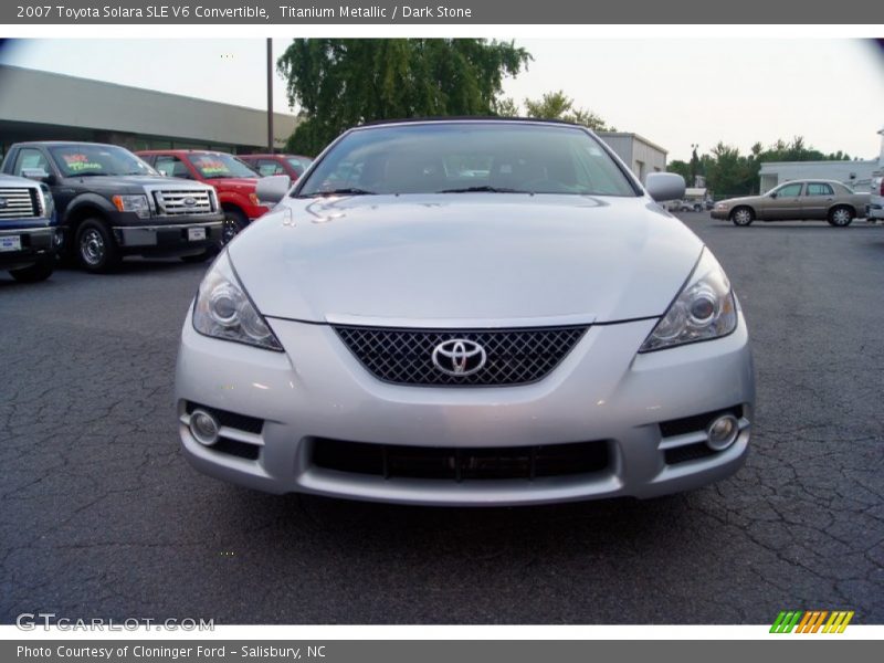 Titanium Metallic / Dark Stone 2007 Toyota Solara SLE V6 Convertible