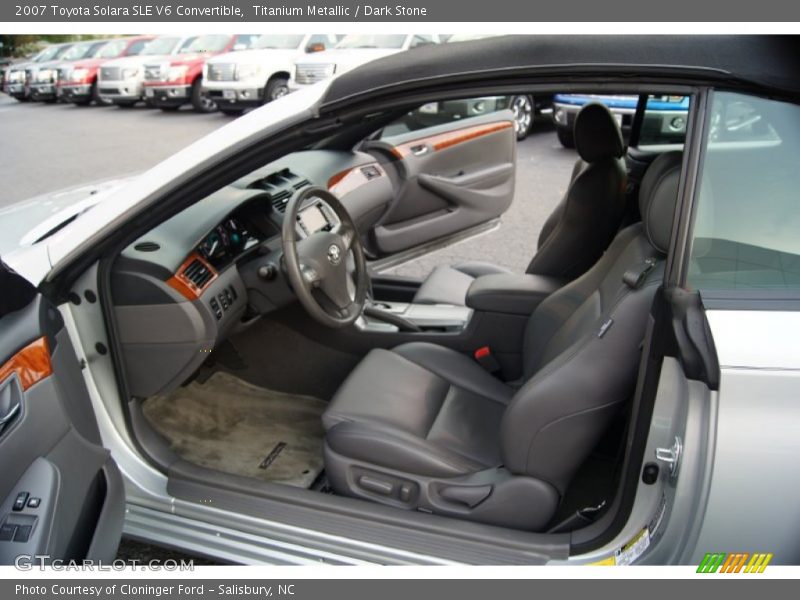 Titanium Metallic / Dark Stone 2007 Toyota Solara SLE V6 Convertible