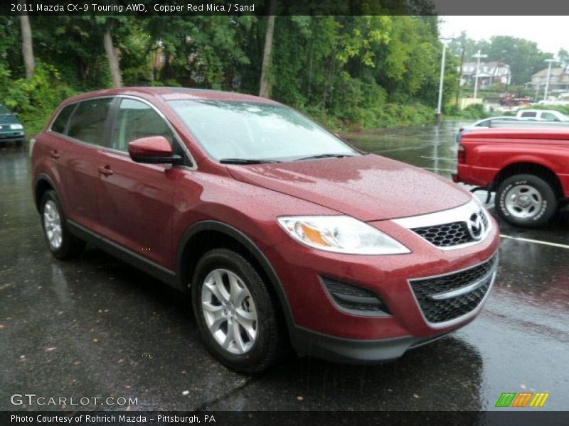 Copper Red Mica / Sand 2011 Mazda CX-9 Touring AWD