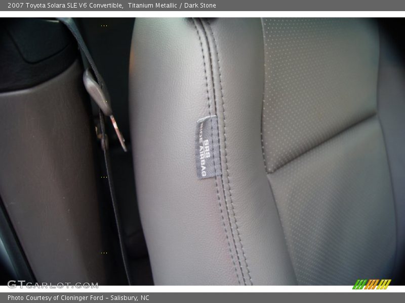 Titanium Metallic / Dark Stone 2007 Toyota Solara SLE V6 Convertible