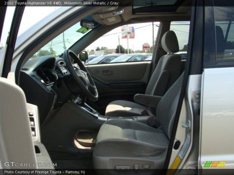 Millennium Silver Metallic / Gray 2002 Toyota Highlander V6 4WD