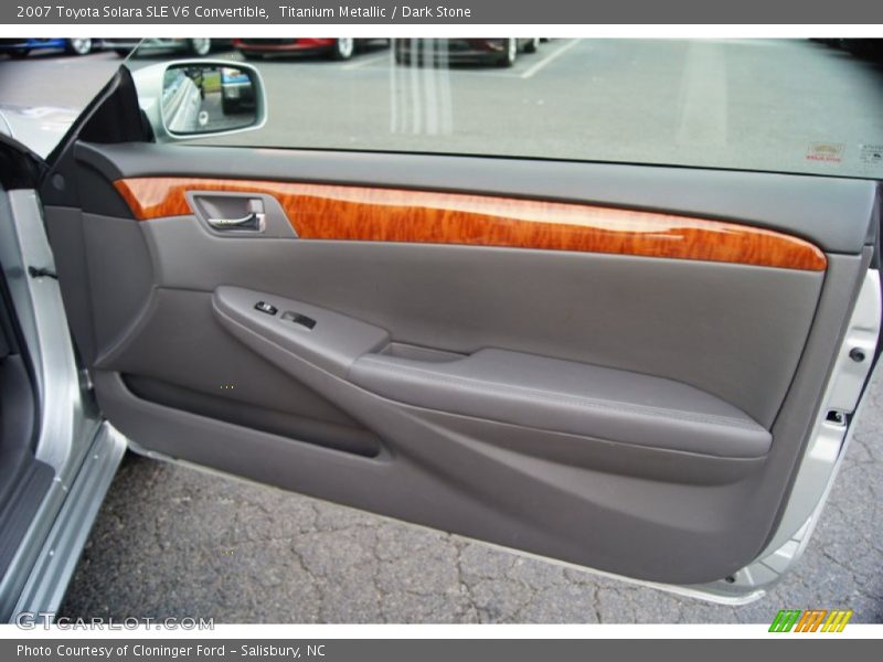 Titanium Metallic / Dark Stone 2007 Toyota Solara SLE V6 Convertible