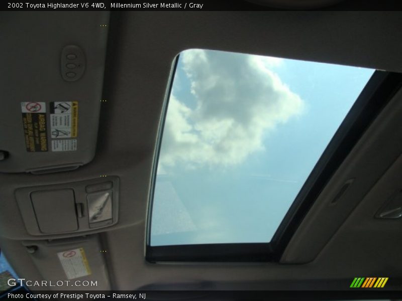 Millennium Silver Metallic / Gray 2002 Toyota Highlander V6 4WD