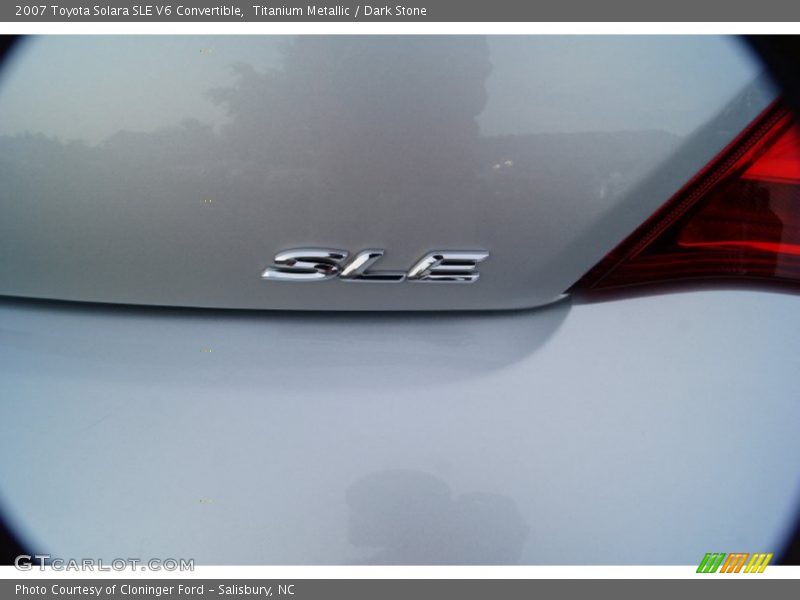 Titanium Metallic / Dark Stone 2007 Toyota Solara SLE V6 Convertible