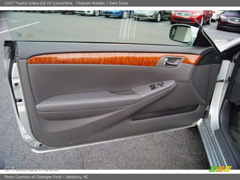 Titanium Metallic / Dark Stone 2007 Toyota Solara SLE V6 Convertible