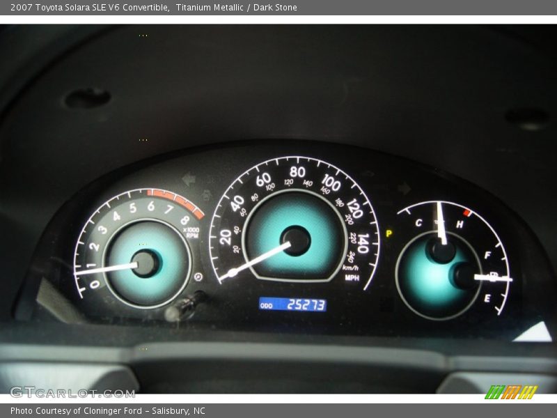 Titanium Metallic / Dark Stone 2007 Toyota Solara SLE V6 Convertible