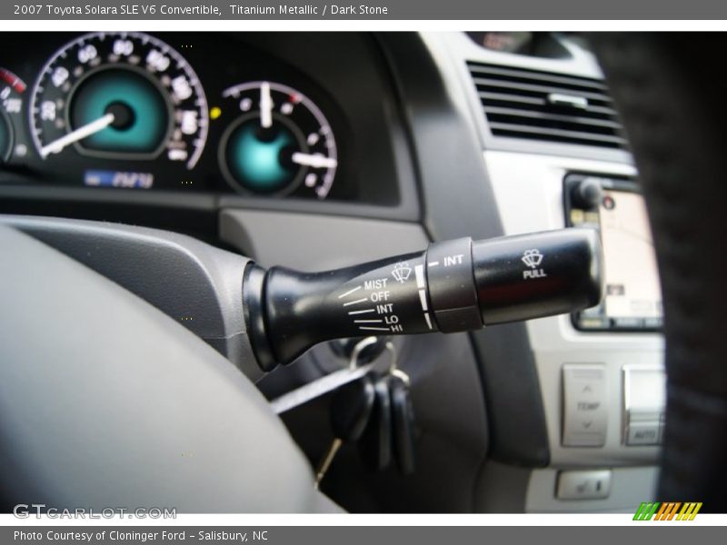 Titanium Metallic / Dark Stone 2007 Toyota Solara SLE V6 Convertible