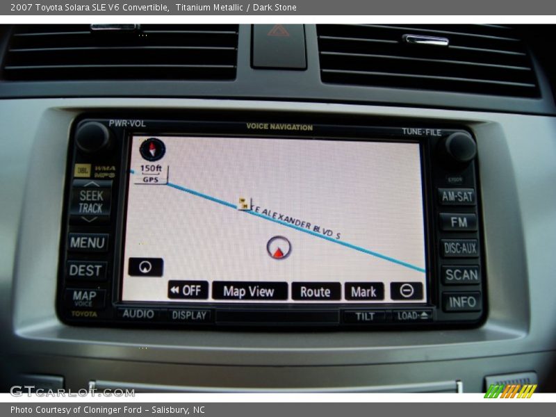 Titanium Metallic / Dark Stone 2007 Toyota Solara SLE V6 Convertible