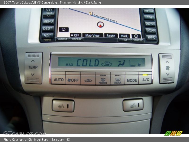 Titanium Metallic / Dark Stone 2007 Toyota Solara SLE V6 Convertible