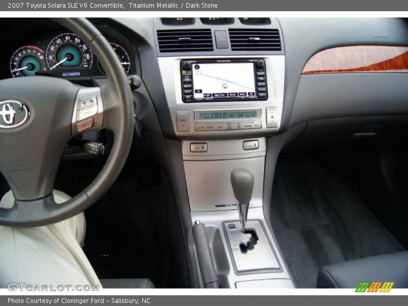 Titanium Metallic / Dark Stone 2007 Toyota Solara SLE V6 Convertible