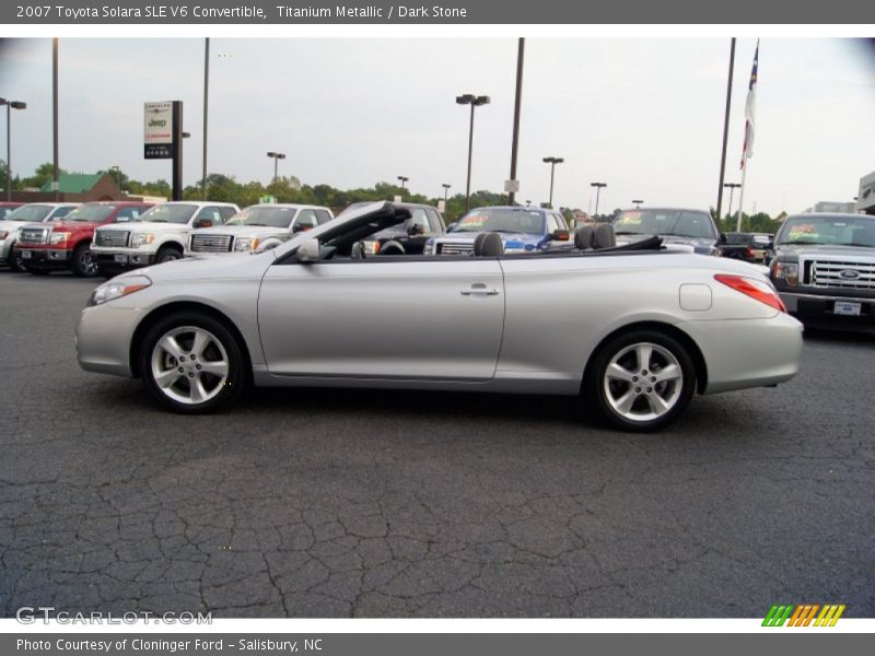 Titanium Metallic / Dark Stone 2007 Toyota Solara SLE V6 Convertible