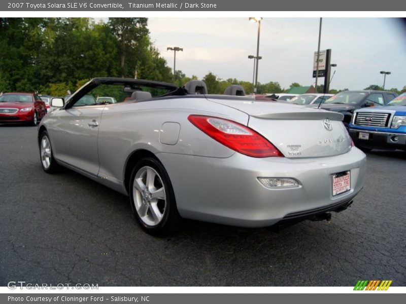 Titanium Metallic / Dark Stone 2007 Toyota Solara SLE V6 Convertible