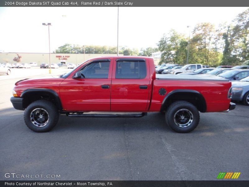  2004 Dakota SXT Quad Cab 4x4 Flame Red