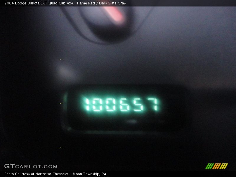 Flame Red / Dark Slate Gray 2004 Dodge Dakota SXT Quad Cab 4x4