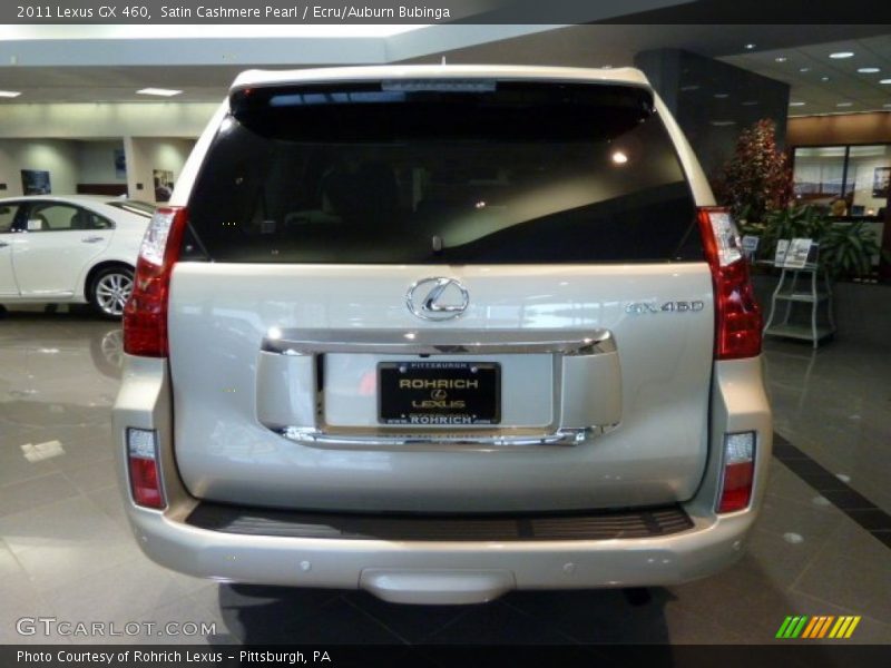 Satin Cashmere Pearl / Ecru/Auburn Bubinga 2011 Lexus GX 460