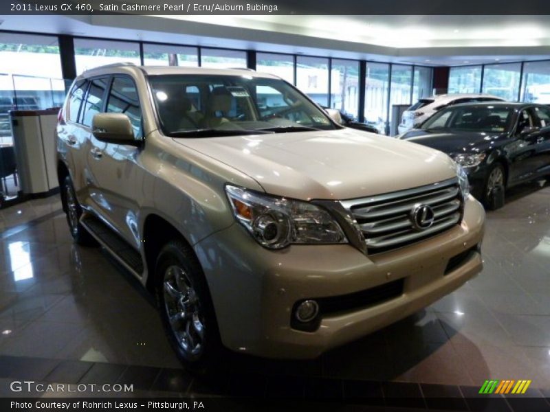 Satin Cashmere Pearl / Ecru/Auburn Bubinga 2011 Lexus GX 460