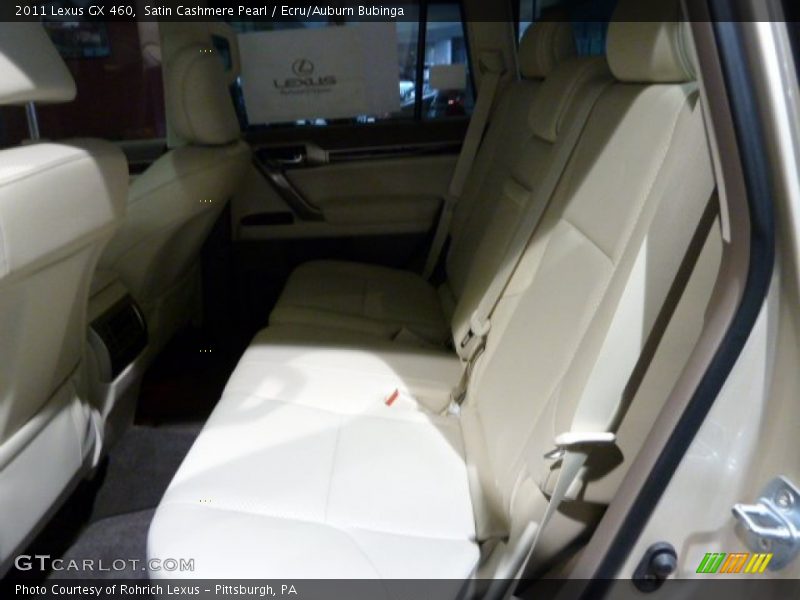 Satin Cashmere Pearl / Ecru/Auburn Bubinga 2011 Lexus GX 460
