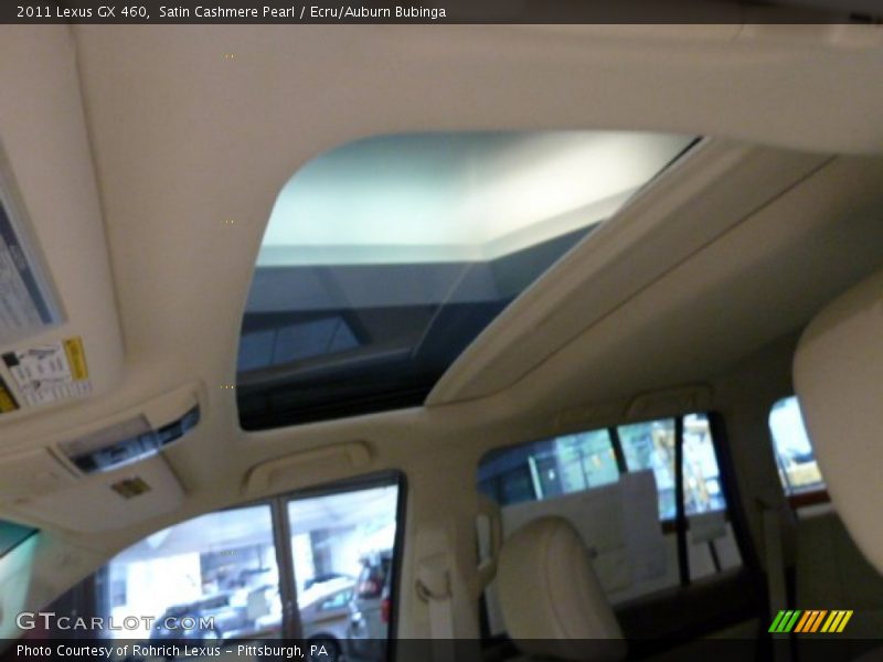 Satin Cashmere Pearl / Ecru/Auburn Bubinga 2011 Lexus GX 460