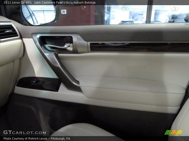 Satin Cashmere Pearl / Ecru/Auburn Bubinga 2011 Lexus GX 460