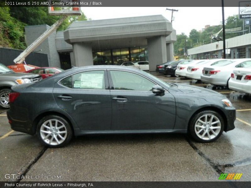 Smoky Granite Mica / Black 2011 Lexus IS 250 AWD